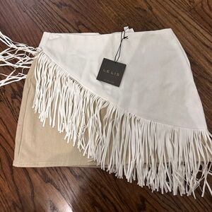 NWT fringe skirt